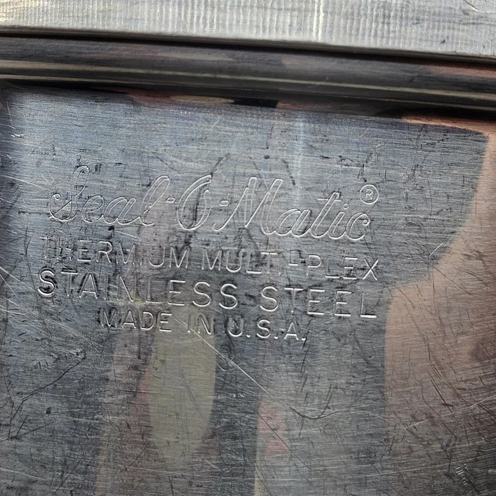 Seal-O-Matic Thermium Multi-Plex‎ Stainless Steel Saucepan with Lid Made in USA